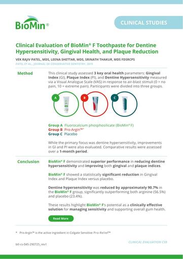 Cs9 clinical evaluation dh