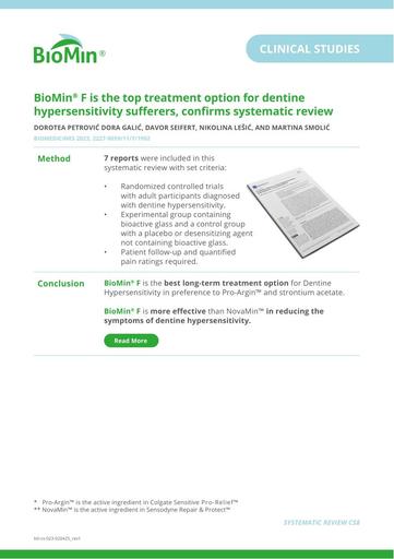 8cs biomin systematic review